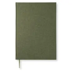 Olinjerad Blank Book A4 192 sidor Khaki Green