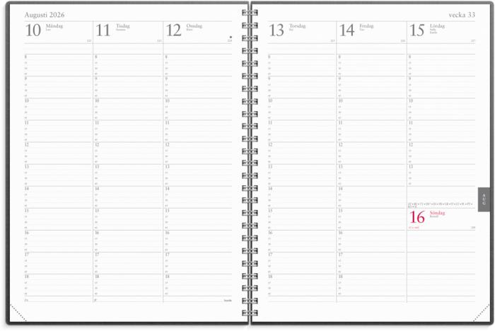 Veckojournal refill 2026