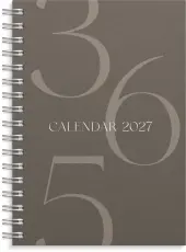 Kalender Weekly A6 Story brun 2027
