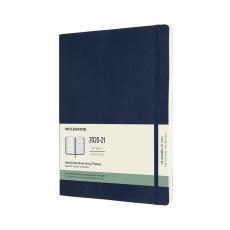 Moleskine Moleskine Veckokalender XL Blå Mjuk 20/21 - Kalenderkungen.se