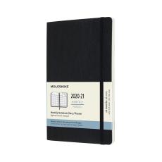 Moleskine Moleskine Monthly Notebook svart soft large 20/21 - Kalenderkungen.se