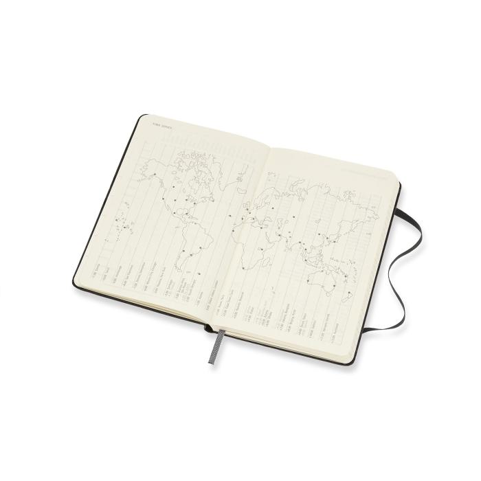 Moleskine Moleskine Horizontal Weekly Black Hard pocket 20/21 - Kalenderkungen.se