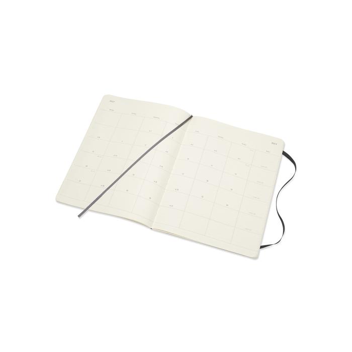 Moleskine Moleskine Monthly Notebook svart soft XL 20/21 - Kalenderkungen.se