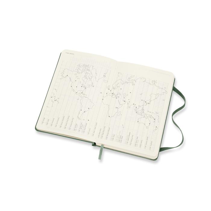 Moleskine Moleskine Veckokalender Pkt Grön Hård 20/21 - Kalenderkungen.se