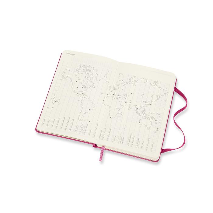 Moleskine Moleskine Veckokalender Pkt Rosa Hård 20/21 - Kalenderkungen.se