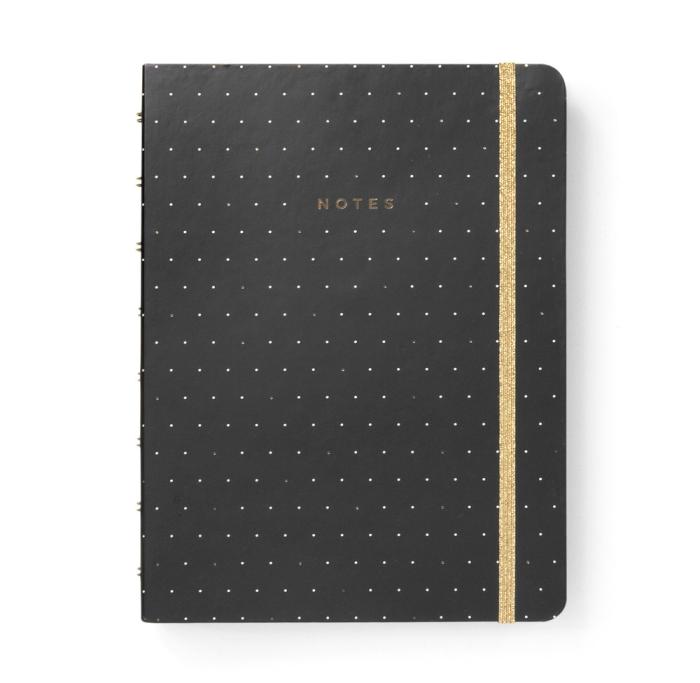 Filofax Notebook A5 Moonlight Black
