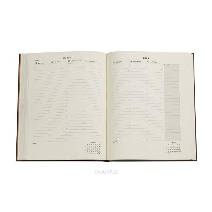 Kalender Paperblanks Morris Pink Honeysuckle Ultra 2024 