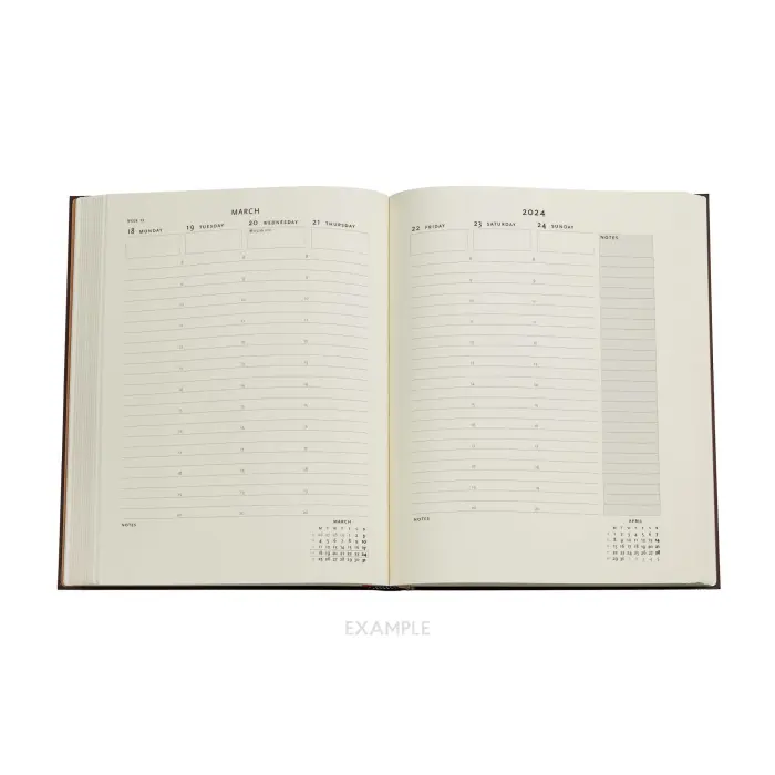 Kalender Paperblanks Morris Pink Honeysuckle Ultra 2024 