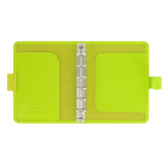 Filofax Saffiano pocket Pear