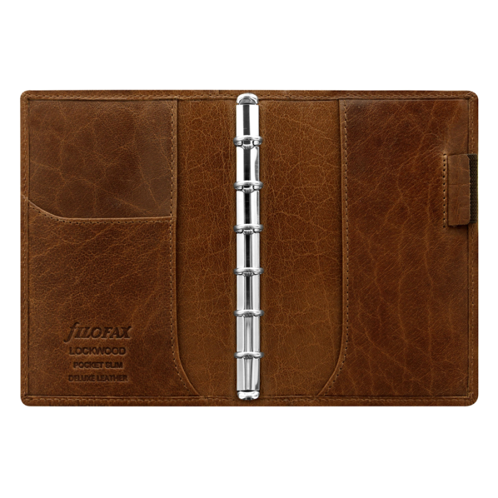 Filofax Lockwood pocket slim Cognac