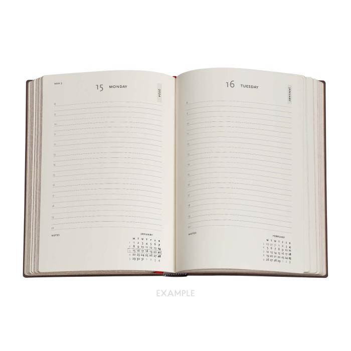 Kalender Paperblanks Midi Daily Floralia 2024