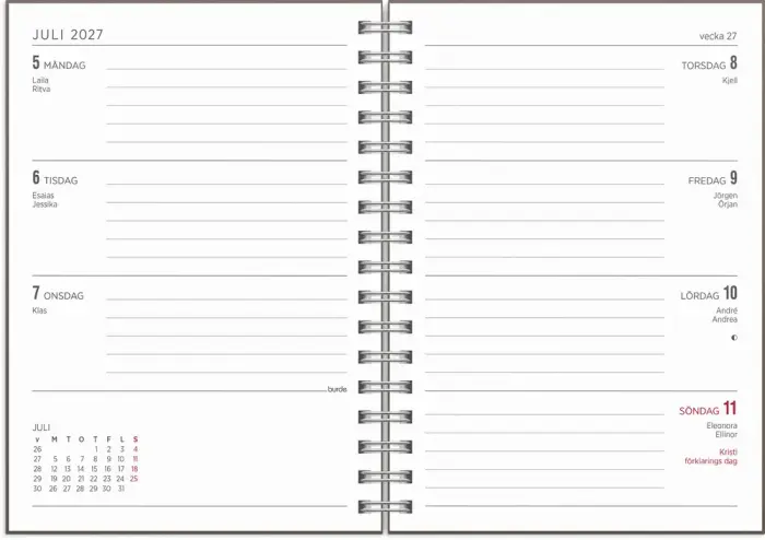 Kalender Senator A6 Story Brun 2026