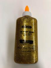 Glitterlim 160ml guld
