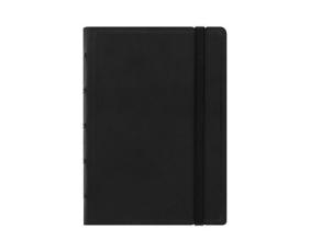 Filofax Notebook svart linjerad pocket