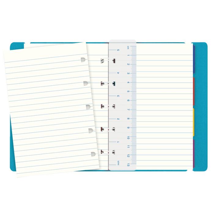 Filofax Notebook Aqua linjerad pocket