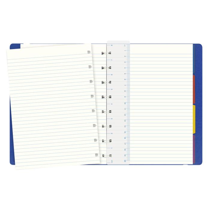 Filofax Notebook Blå linjerad