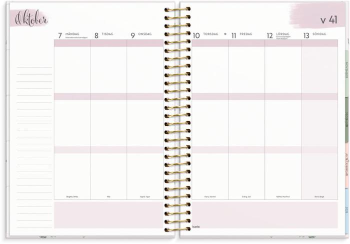 Life Organizer Blommor 2024