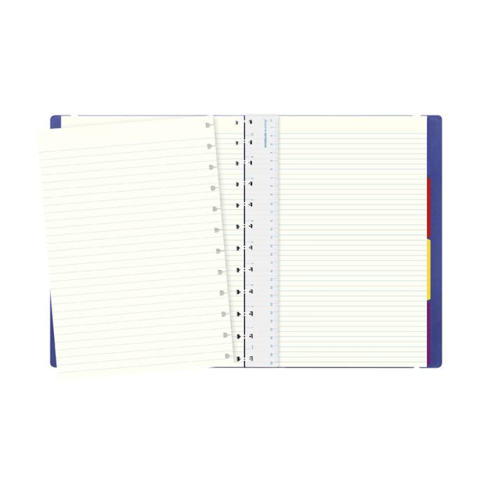 Filofax Notebook A4 linjerad blå