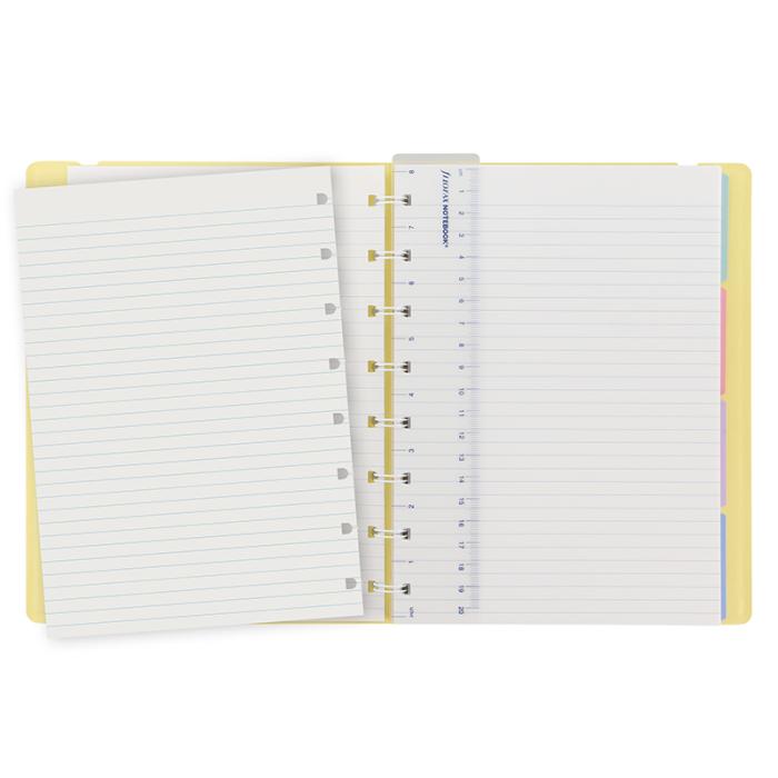 Filofax Notebook Lemon linjerad