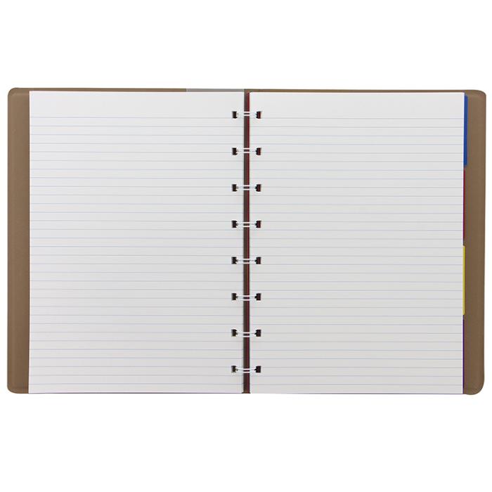 Saffiano A5 Notebook Fawn
