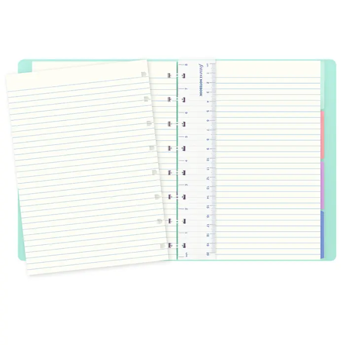 Filofax A5 Classic Notebook Linjerad Duck Egg