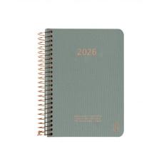 KOZO Kalender 2026 A6 Vecka per uppslag Aloe Vera