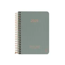 KOZO Kalender 2026 A6 Vecka per uppslag Aloe Vera