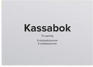 Kassabok A4L 
