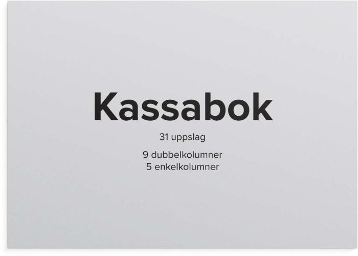 Kassabok A4L 
