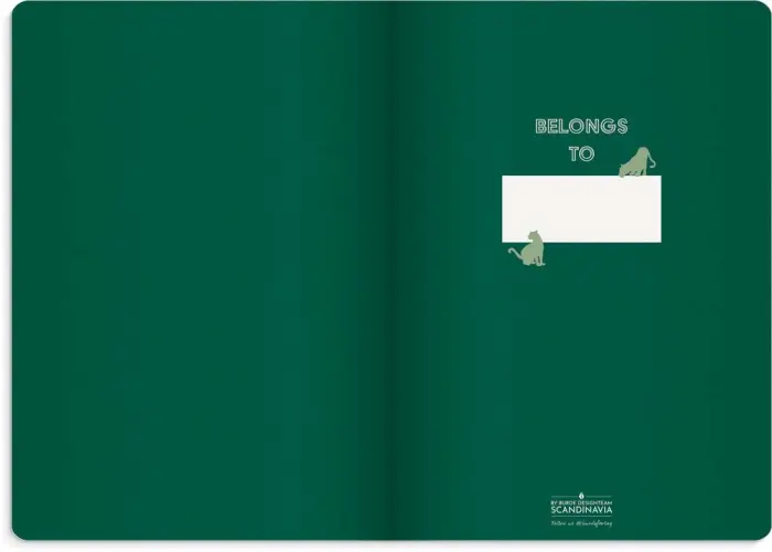 Notebook Deluxe B5 Green Panter