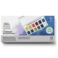 Akvarellf&auml;rg set Cotman 10x8ml 