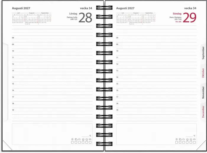 Kalender Dagbok Country 2027