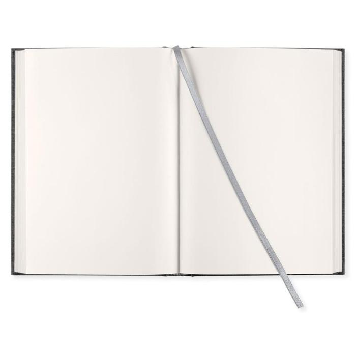 Olinjerad Blank Book A5 256 sidor Graphite