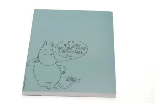 Skrivh&auml;fte Mumin linjerat