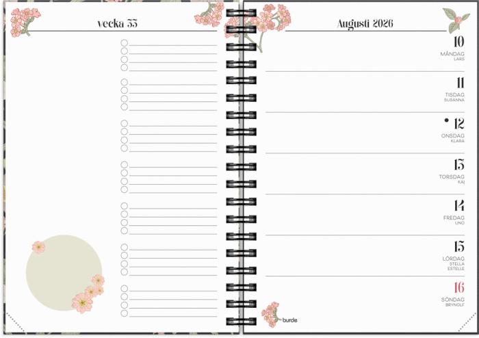 Life Planner 2026 Floral