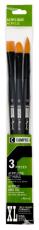 Syntetpenselset Campus 3 acrylic brushes XL