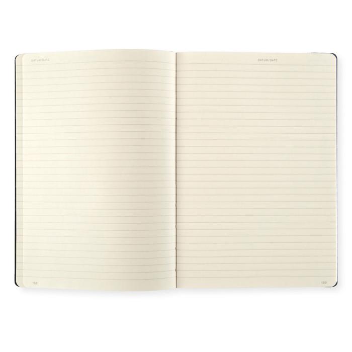 Leuchtturm Notebook A5 hard 249s Black linjerad