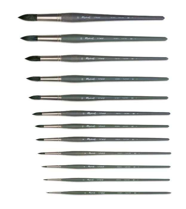 Syntetpensel Raphael softacryl rund st. 24