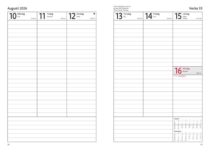 Stora lärarkalendern för ämneslärare 2026/2027