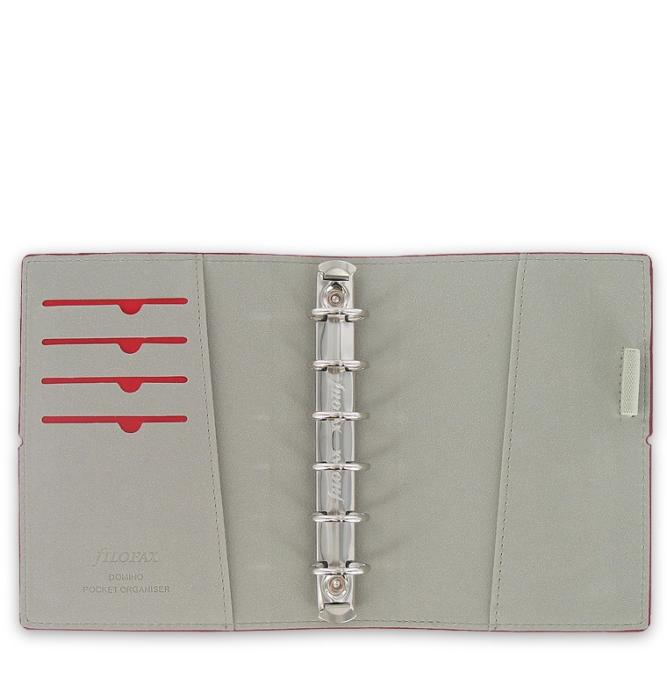 Filofax Domino Pocket Röd 
