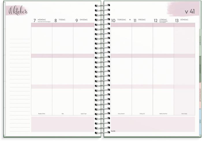 Life Organizer grön 2024