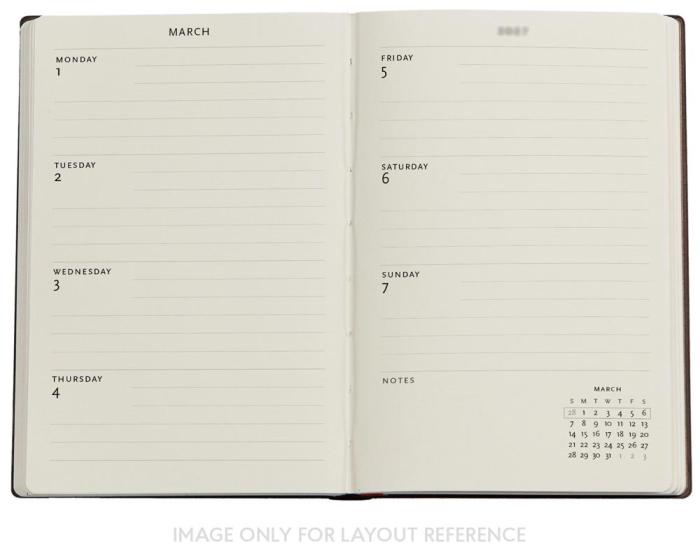 Kalender Paperblanks 18-months Mini Horizontal Gaudi´s Sun