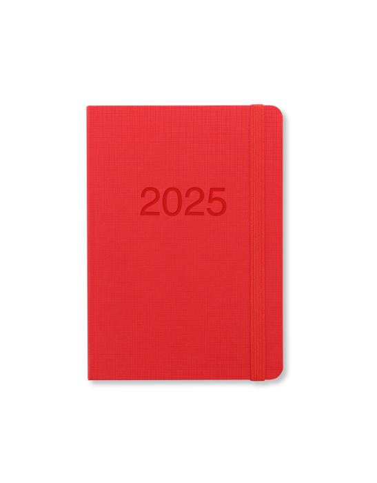 Kalender Memo A6 Röd 2025