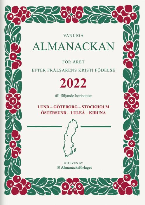 Vanliga almanackan 2022
