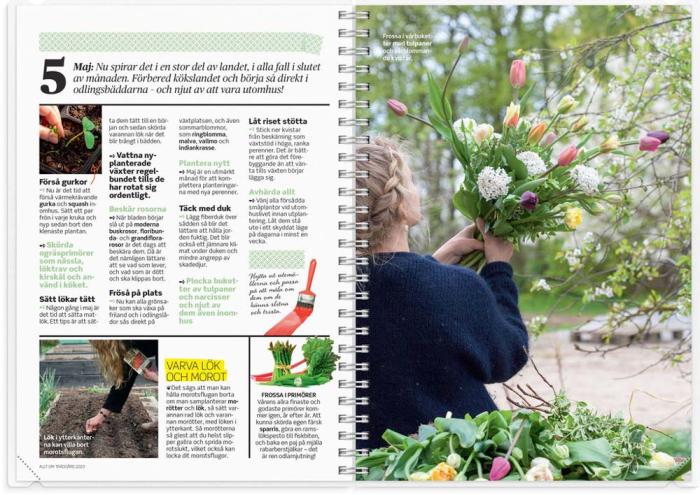 Kalender Allt om trädgård A5 2023