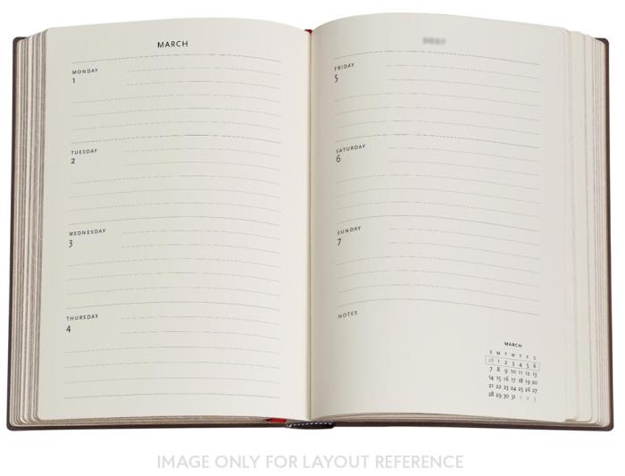 Kalender Paperblanks Midi Gryffindor Diary Horizontal 2027