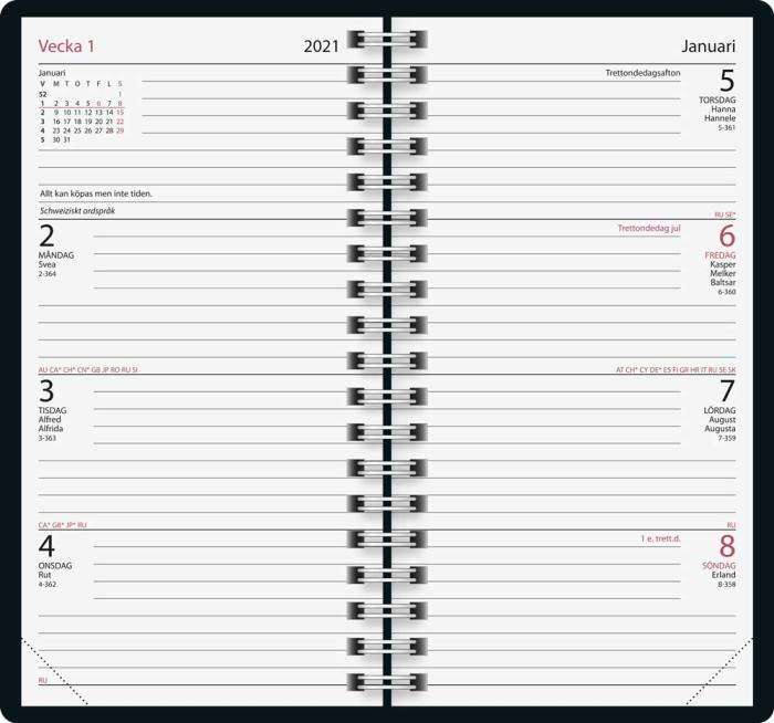 Fickkalender Classic 2021