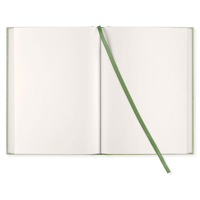 Olinjerad Blank Book A5 256 sidor Green Leaf