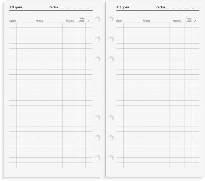 Regent Systemkalender svart skinn 2026
