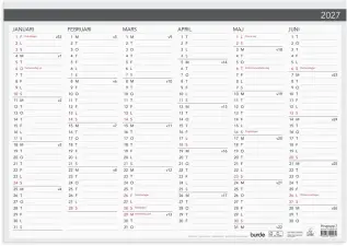 Kalender V&auml;ggblad Elegant 420x297mm 2027